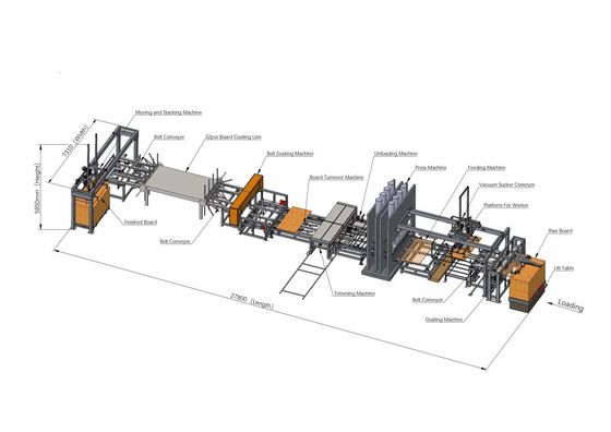 গুণ  MDF Boards HDF Boards Laminate Hot Press Machine For Plywood 1600 Ton কারখানা